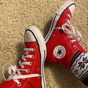 High top red Converse